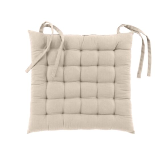 Assise 38 x 38 cm Twily lin - D.D'INTERIEUR