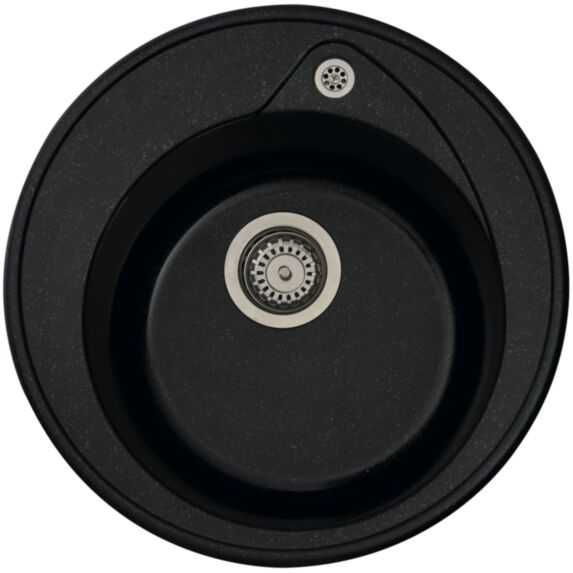 Evier Ø49cm Ronda noir pailleté DIADEM