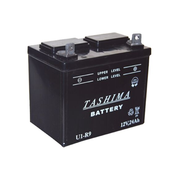Batterie 12V - 24 A avec positif à droite - TASHIMA