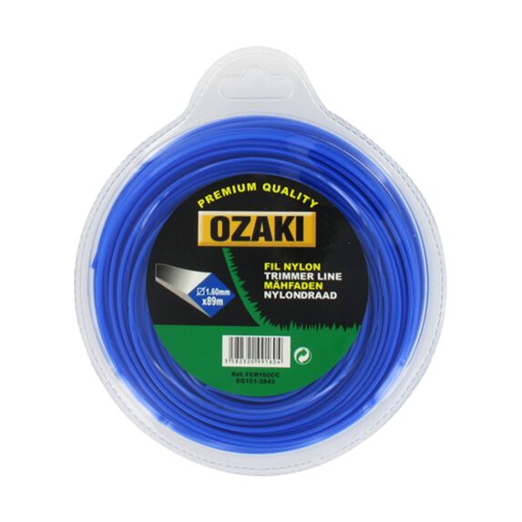 Coque fil nylon carré Ø1,60 mm, 89 m - OZAKI