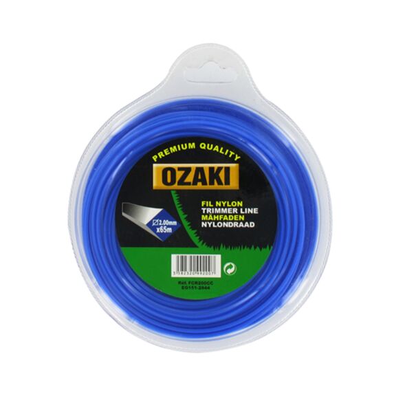Coque fil nylon carré Ø2 mm, 65 m - OZAKI