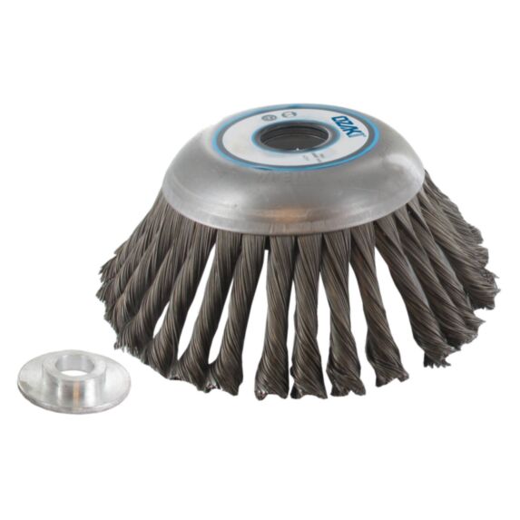 Tête brosse métallique Ø 150 mm et angle de 45°