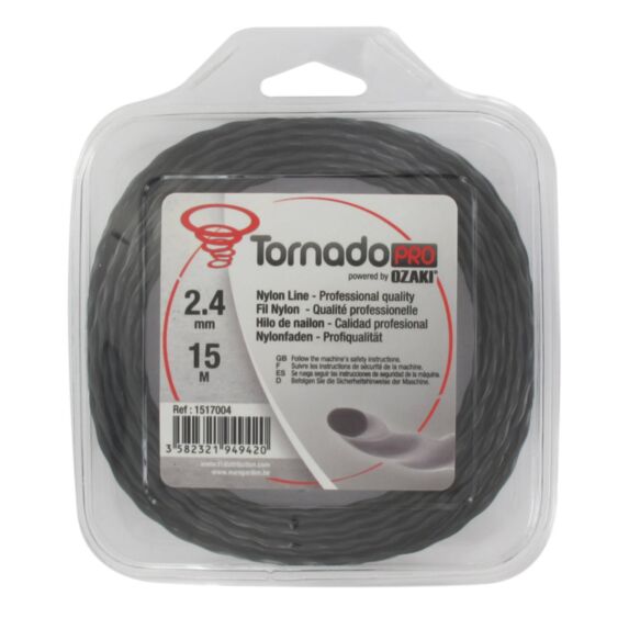 Coque fil nylon copolymère Tornado L.15m Ø2,40mm - OZAKI