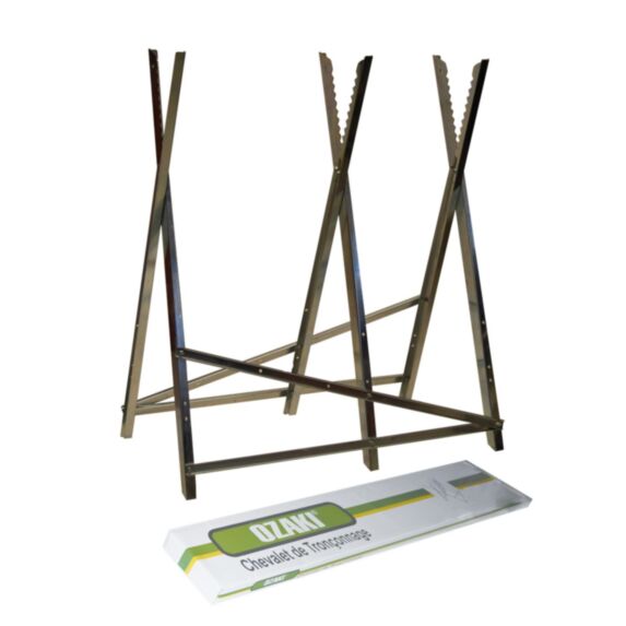 Chevalet de Tronçonnage Métal 76x76x77cm