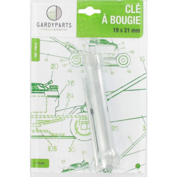 Clé à bougie d'allumage à tube 150 mm - GARDY PARTS