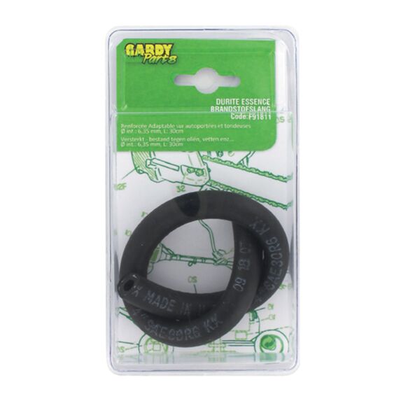 Durite essence Øint 3,2 mm, Øext 6,1 mm 30 cm - GARDY PARTS