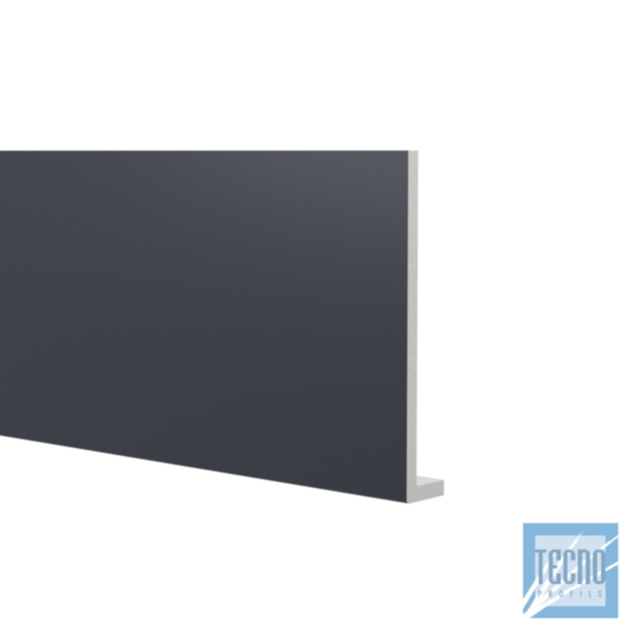 Planche de rive PVC anthracite - longueur 3ml hauteur 200mm épaisseur 9mm