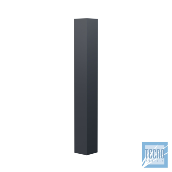 Angle exterieur double pour planche de rive PVC anthracite - hauteur 500mm