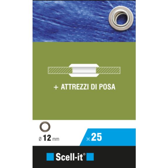 Boîte de 25 oeillets Ø 12 mm - SCELL-IT