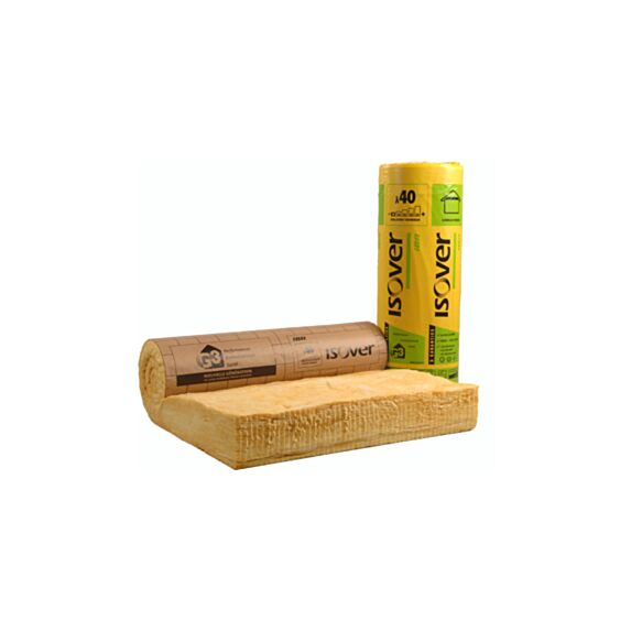 Rouleau de laine de verre IBR Kraft Ep.200mm 1,2x4,5m R=5 - ISOVER