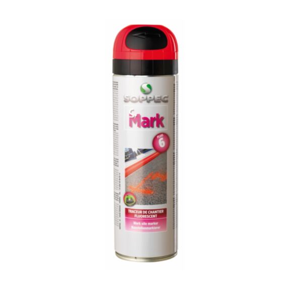 Bombe traceur de chantier S-Mark rouge