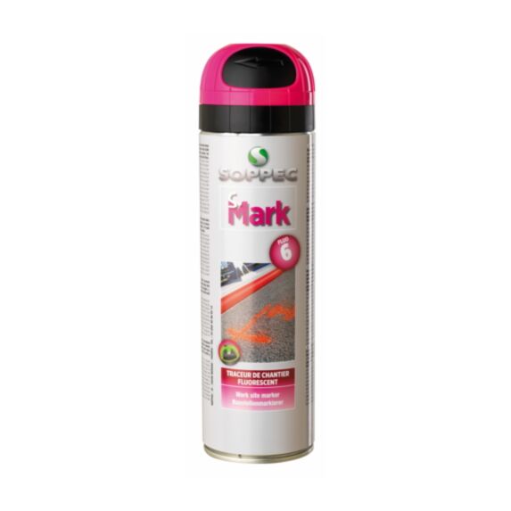 Bombe traceur de chantier S-Mark cerise