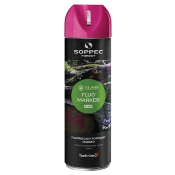 Traceur forestier fluo marker cerise