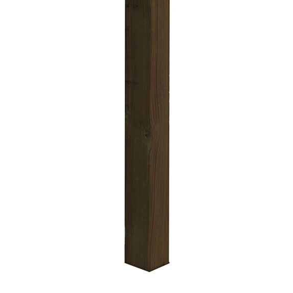 Poteau marron 90 x 90 x 2400 mm