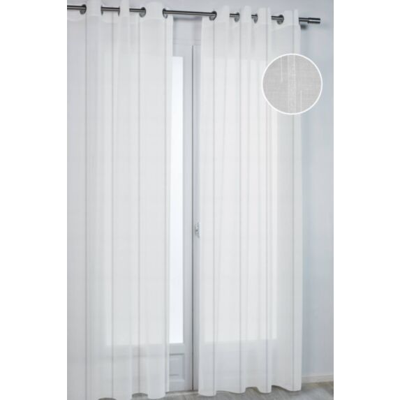 Voilage Serenity 140x260cm argent 011 - ROCLE