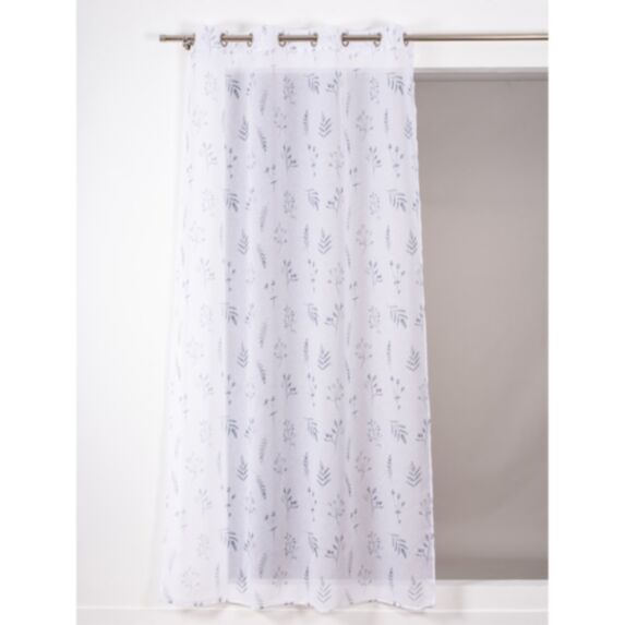Voilage Herbae 140x240 gris alizés 091 - ROCLE