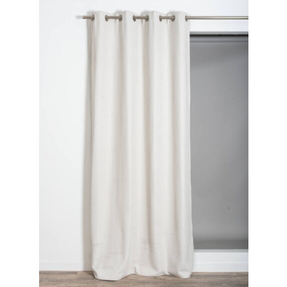 Rideau panneau thermique doublure polaire 140x260 ivoire - ROCLE