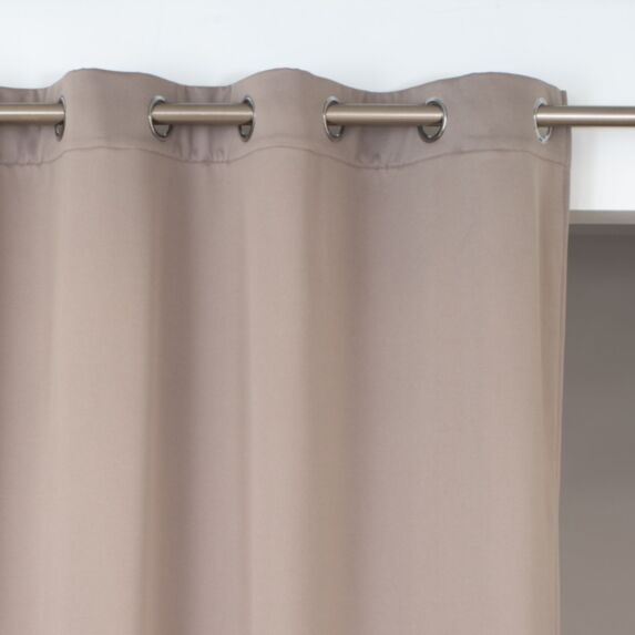 Rideau isolant Albin 135x260 taupe - ROCLE