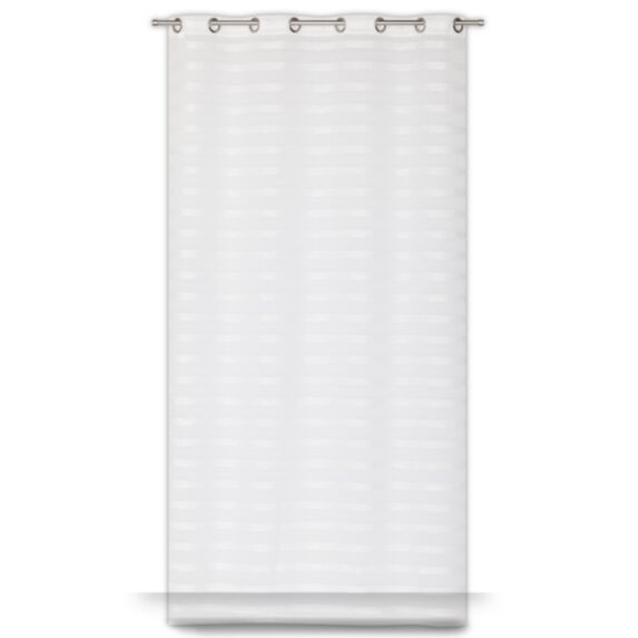 Voilage 140x240cm Pluton Blanc