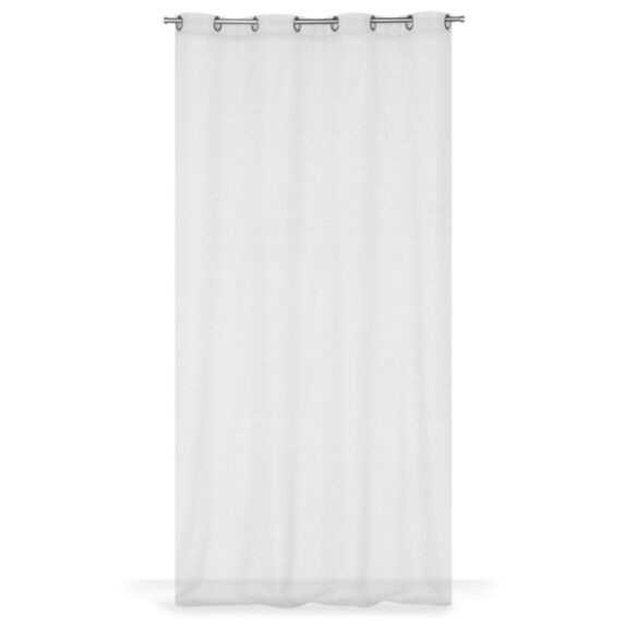 Voilage 140x240cm Zinnia Blanc
