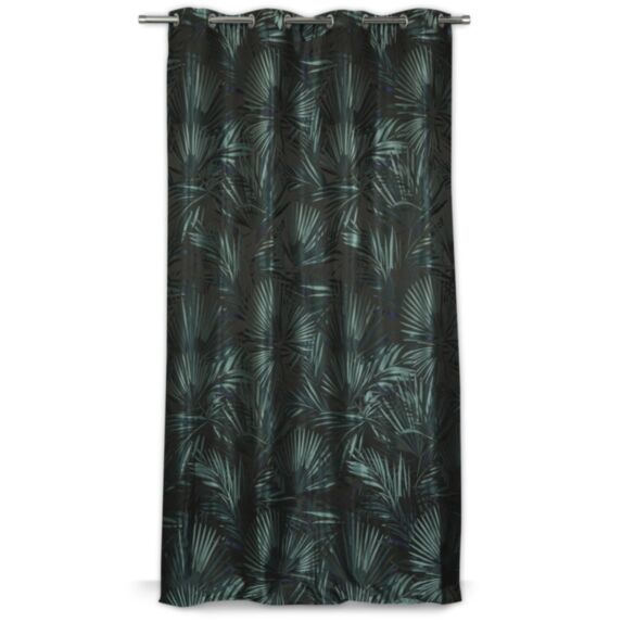 Rideau 140x250cm Jungle Bleu Vert