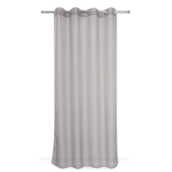 Voilage 140x240cm Zina Gris Moyen