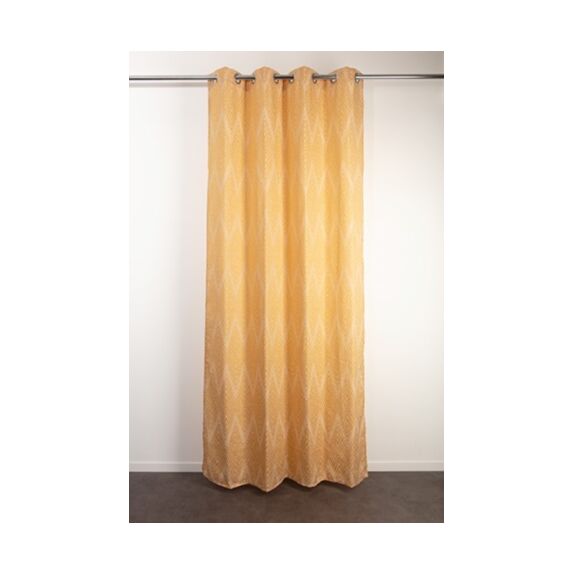 Rideau 140x240cm Pinetree Jaune Moutarde