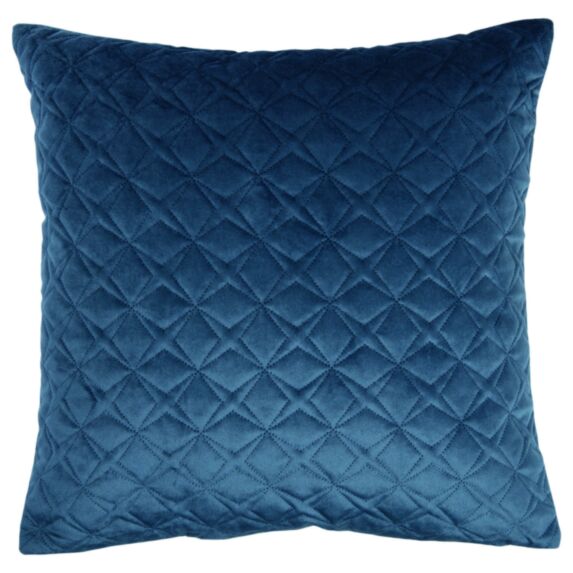 Coussin 40x40cm Déhoussable Tessa bleu marine