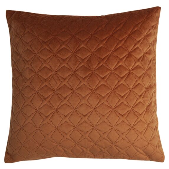 Coussin 40x40cm Déhoussable Tessa rouille