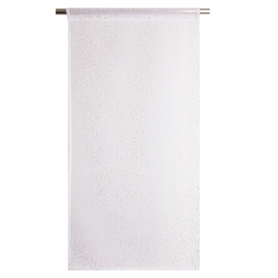 2 Vitrages 45x120cm Pearl Blanc Doré