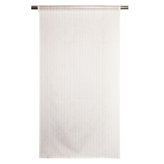 2 Vitrages 45x90cm Joanie Blanc Doré