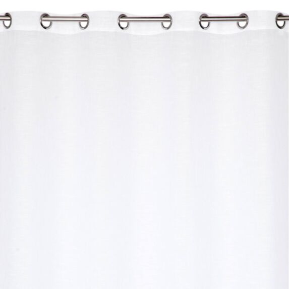 Voilage 8 œillets Carline Blanc 140x240cm