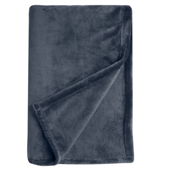 Plaid Oggya 120x180cm bleu foncé - JBY CREATION