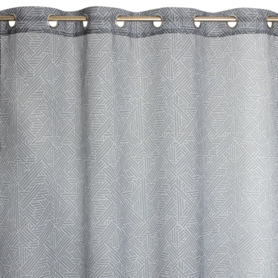 Voilage Evyna Noir 140x240cm