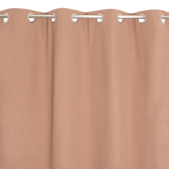 Rideau thermique à oeillets Must 138x240cm rose - JBY CREATION
