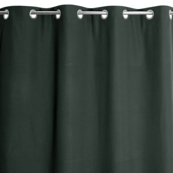 Rideau thermique à oeillets Must 138x240cm vert - JBY CREATION