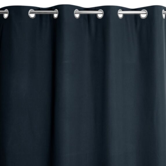 Rideau thermique à oeillets Must 138x240cm bleu foncé - JBY CREATION