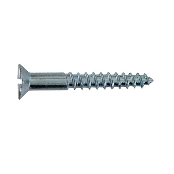 30 vis bois tête fraisée pozi acier zingué 4,5x25 - INVENTIV