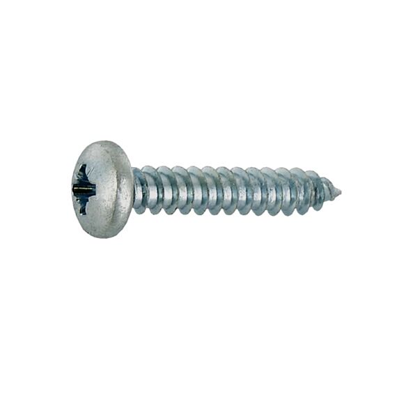 30 vis tôle tête cylindrique acier zingué 4,2x13 - INVENTIV