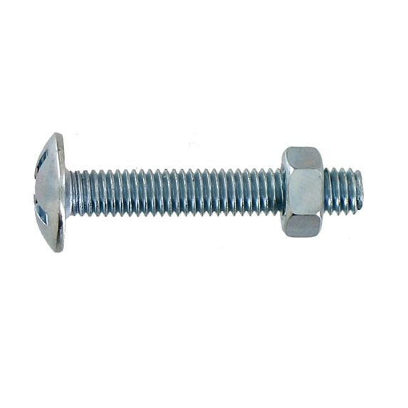 13 boulons poeliers acier zingué 6x16 - INVENTIV