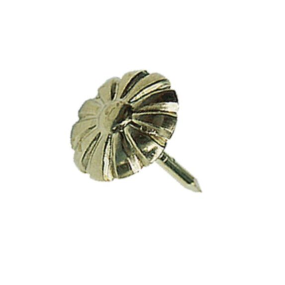 Clous tapissier x40 doré rosace D12 - INVENTIV