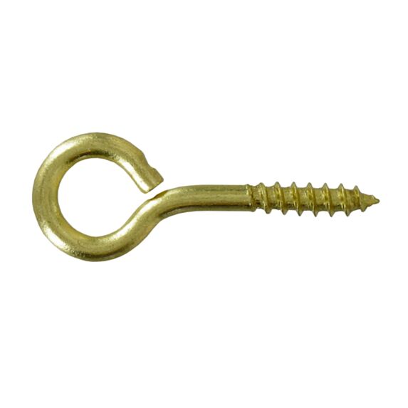 Pitons à visser x5 laiton 3,5x20 - INVENTIV