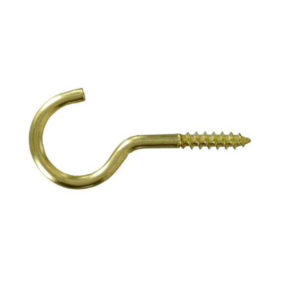 Crochets à visser x2 laiton 5x40 - INVENTIV