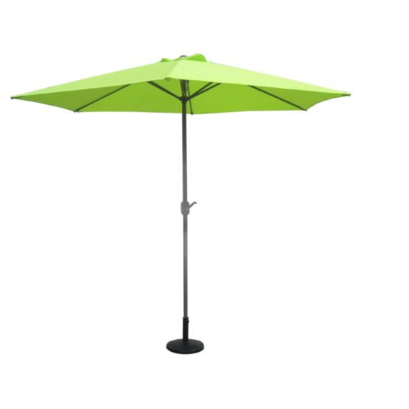 Parasol droit Chypre III Ø3m Coloris vert anis - INVENTIV