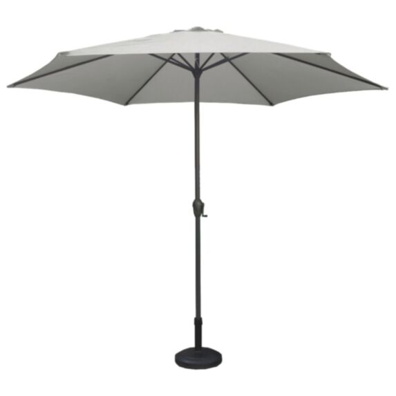 Parasol droit Chypre III Ø3m Gris - INVENTIV