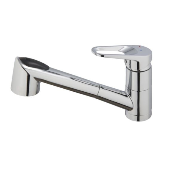 Mitigeur évier à douchette Tokyo chromé  - INVENTIV