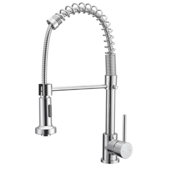 Mitigeur évier à douchette Korse chromé - INVENTIV