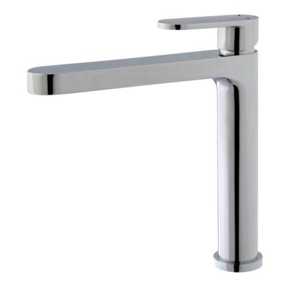 Mitigeur lavabo median chromé H. 222 mm - INVENTIV