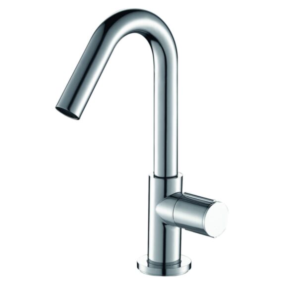 Robinet lave-main col de cygne Tower chromé - INVENTIV