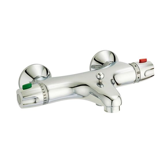 Mitigeur Bain Douche Thermostatique Auma chromé NF - INVENTIV